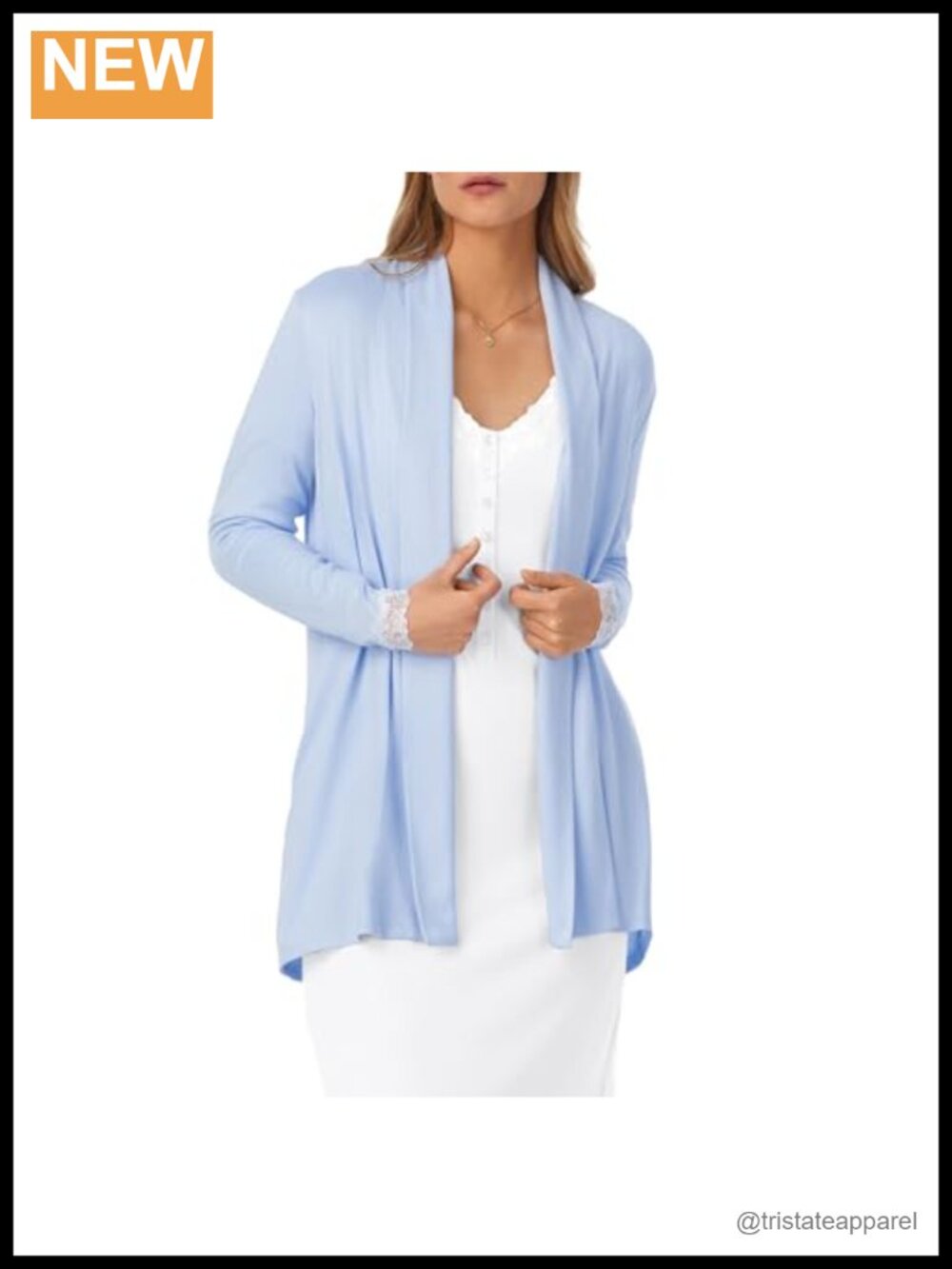 Eileen West Women's Dream Sweater Knit Wrap Cardigan, Cozy Lounge